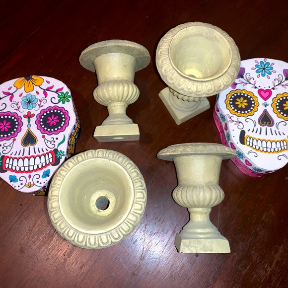 NWT’s Lancaster Market Set of 4 Candle🕯Holder’s &/Or Set of 4 Mini Planter’s🪴 - Picture 12 of 16